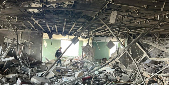 ракетний удар 8 липня, зруйнований бізнес-центр Київ