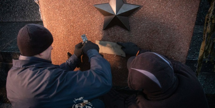 демонтаж, алея міст-героїв, назви російських міст, радянська символіка, декомунізація