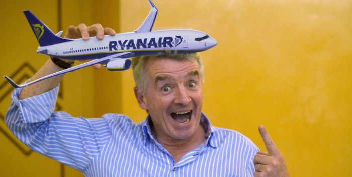 авіакомпанія, Ryanair, Майкл О'Лірі, літак