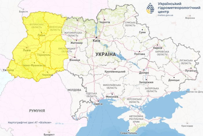 прогноз погоди гідрометцентр україна