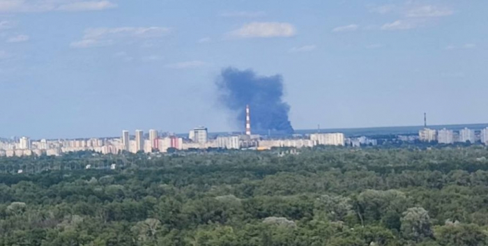 у києві горить ТЕЦ