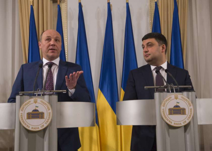 гройсман парубій Андрій Парубій та Володимир Гройсман