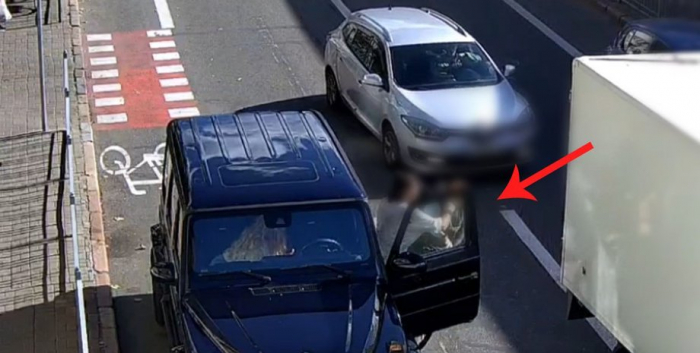 Поліція показала кадри побиття велосипедиста у Києві