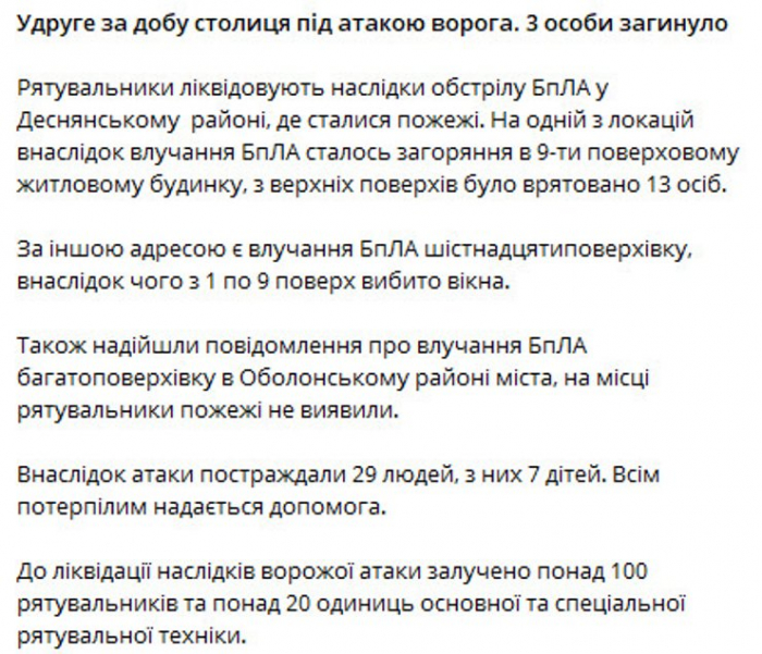 Повідомлення ДСНС Повідомлення ДСНС