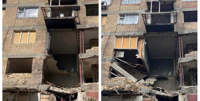 У Києві завалилося перекриття в пошкодженому будинку