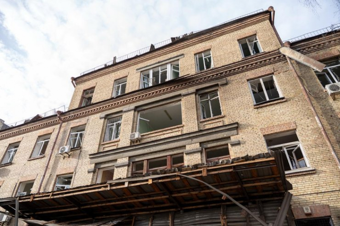 Інститут отоларингології у Києві після обстрілу